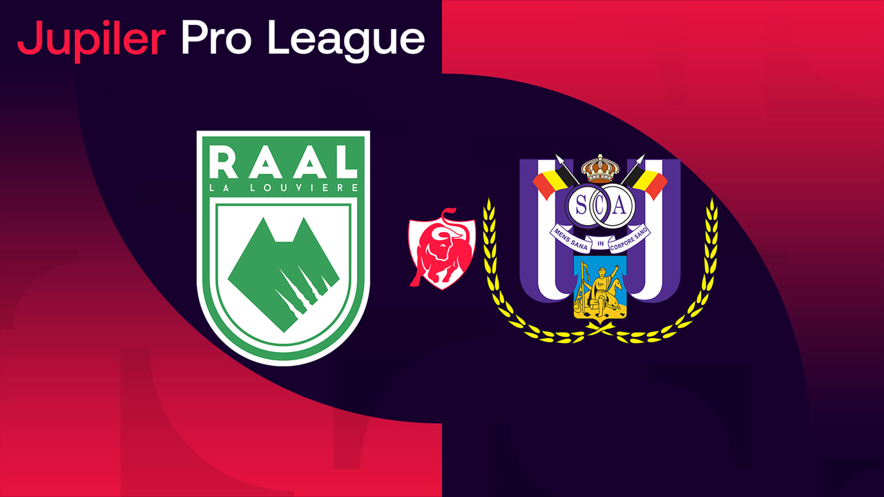 RAAL La Louvière vs Anderlecht poster RAAL La Louvière vs Anderlecht poster