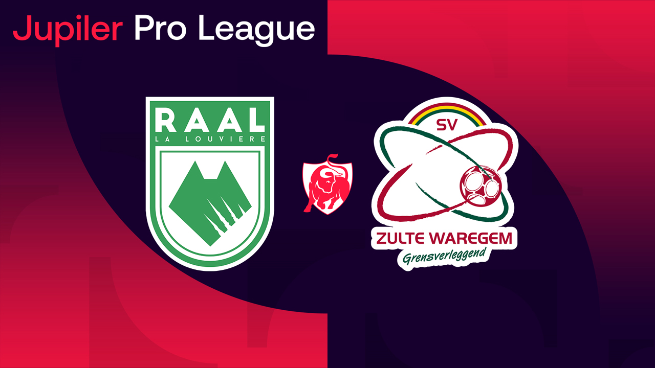 RAAL La Louvière vs Zulte Waregem poster RAAL La Louvière vs Zulte Waregem poster