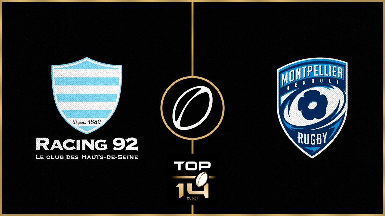 Racing Métro 92 vs Montpellier Hérault Rugby poster