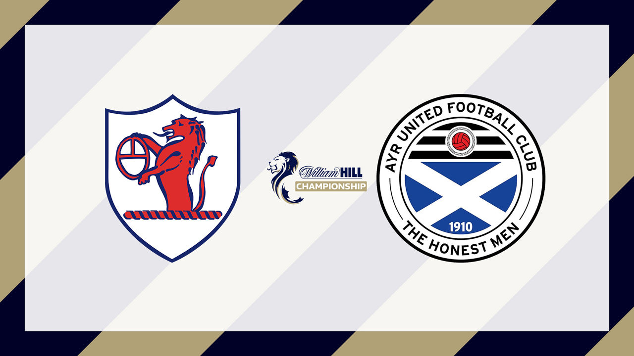 Raith Rovers vs Ayr United poster Raith Rovers vs Ayr United poster