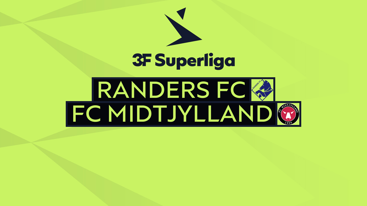 Randers FC vs FC Midtjylland poster Randers FC vs FC Midtjylland poster