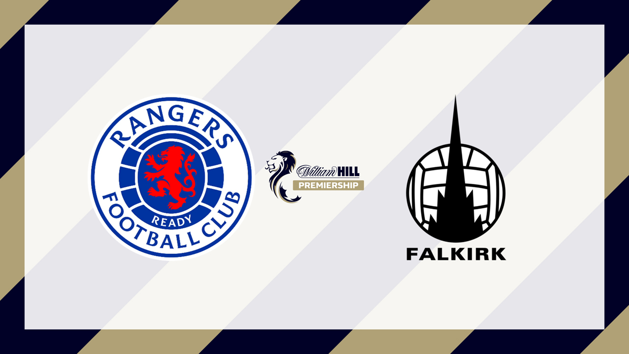 Rangers vs Falkirk poster