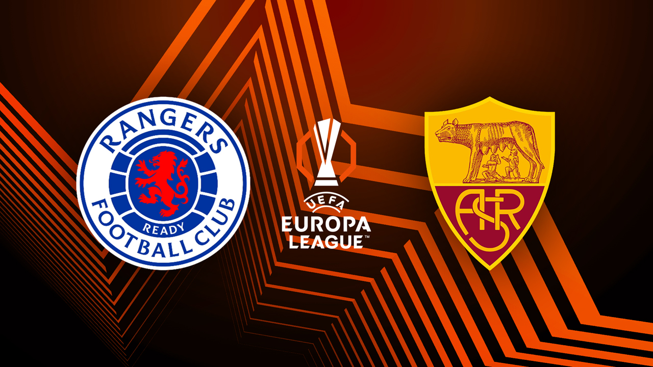 Rangers vs Roma poster