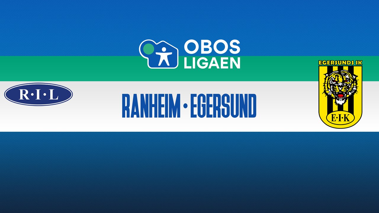 Ranheim vs Egersund poster Ranheim vs Egersund poster