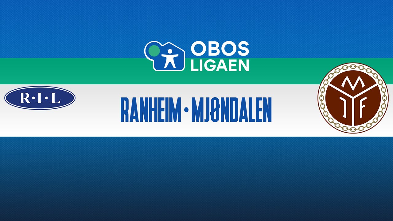 Ranheim vs Mjøndalen poster