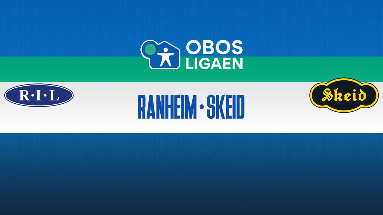 Ranheim vs Skeid poster