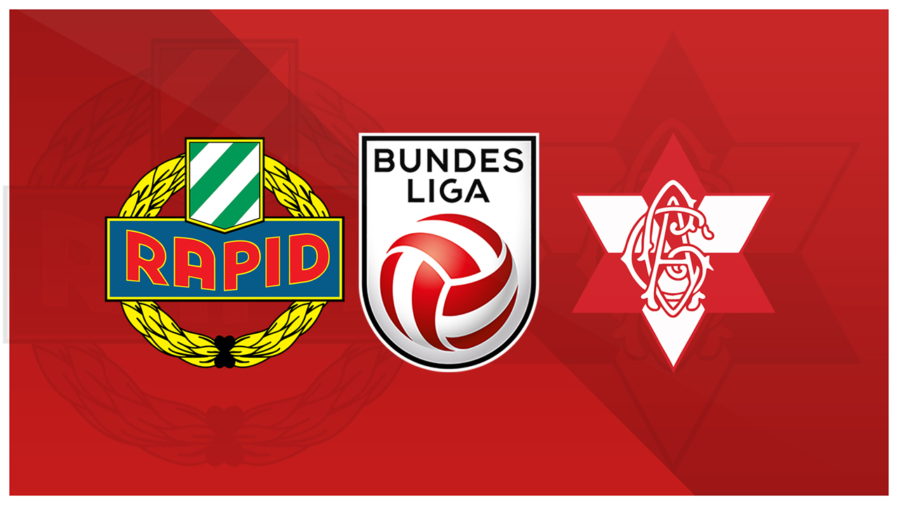 Rapid Vienna vs Grazer AK poster Rapid Vienna vs Grazer AK poster
