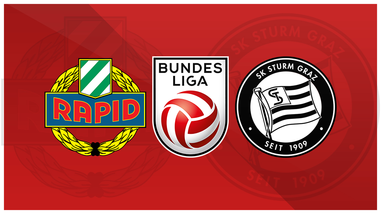 Rapid Vienna vs Sturm Graz poster