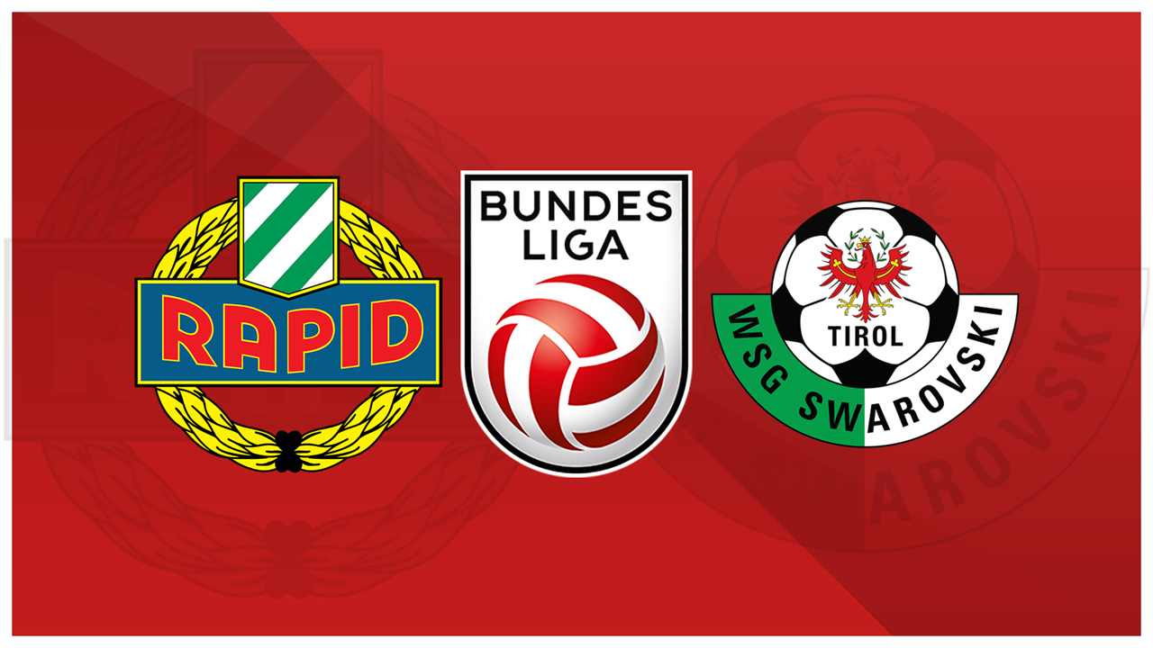 Rapid Vienna vs WSG Tirol poster