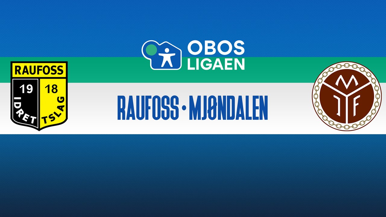Raufoss vs Mjøndalen poster