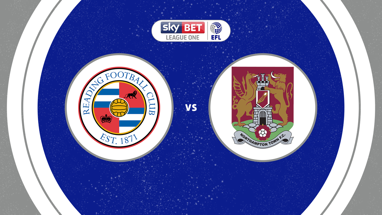 Reading vs Northampton Town poster