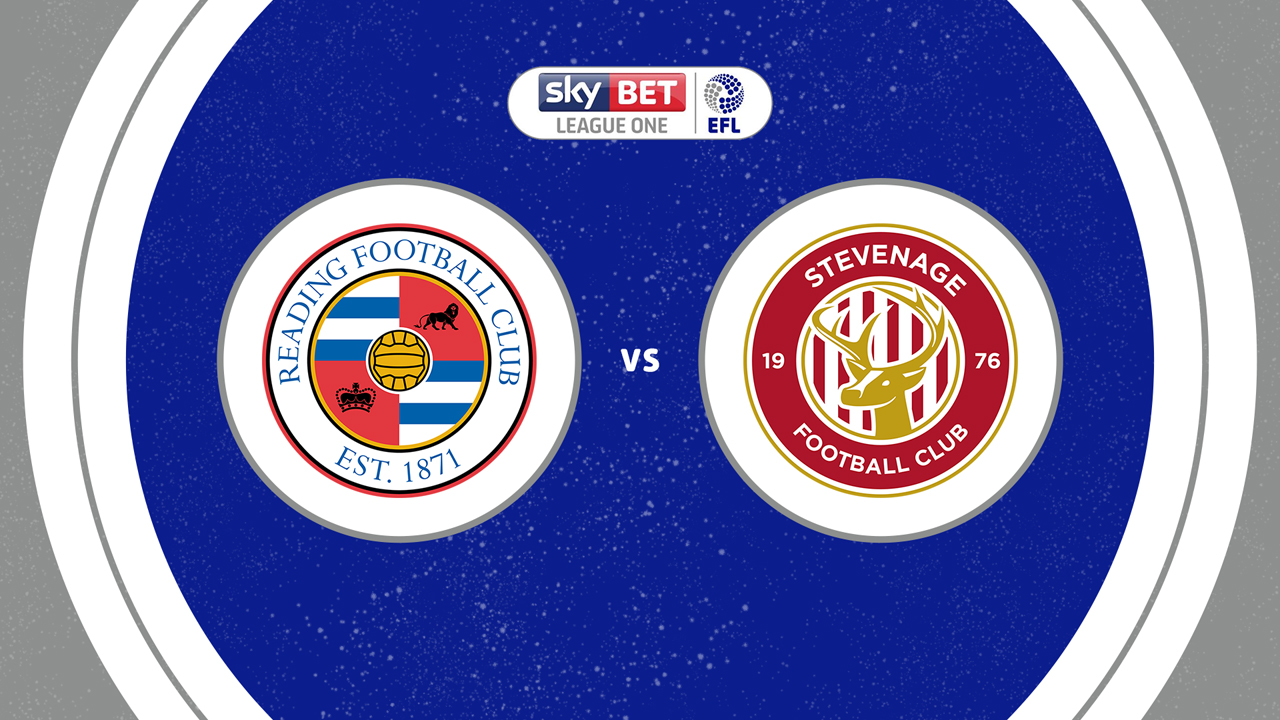 Reading vs Stevenage poster
