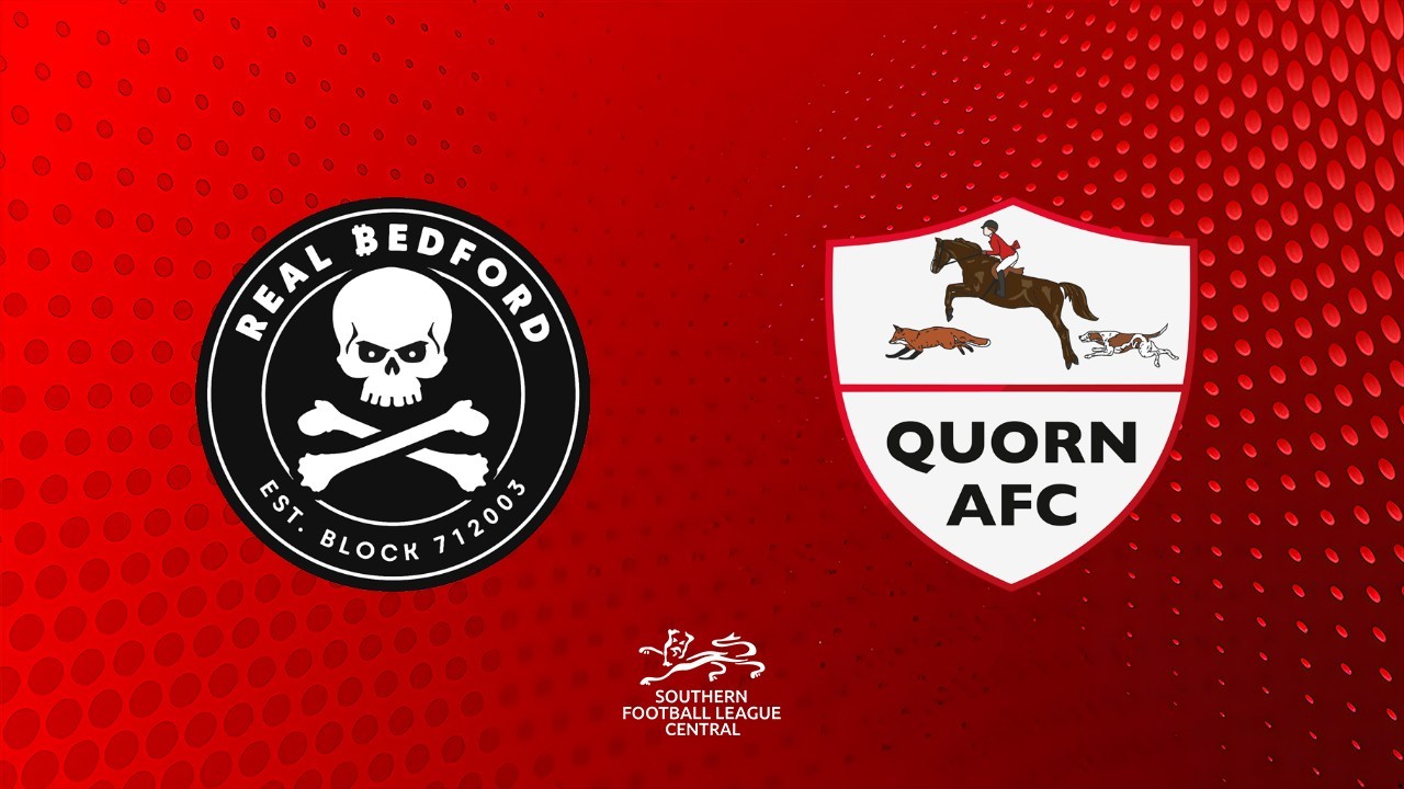 Real Bedford vs Quorn poster Real Bedford vs Quorn poster