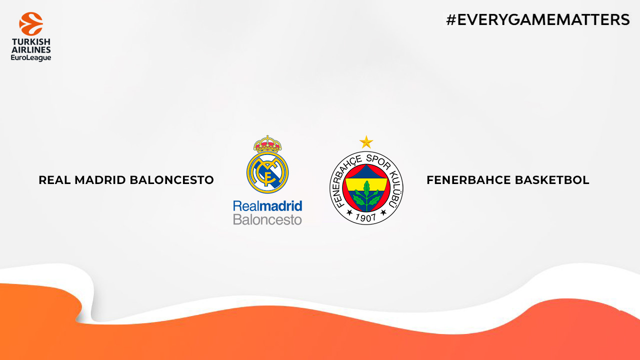 Real Madrid Baloncesto vs Fenerbahçe Basketbol poster