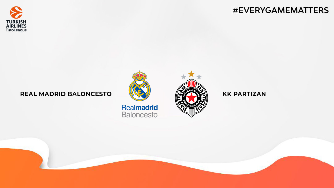 Real Madrid Baloncesto vs KK Partizan poster