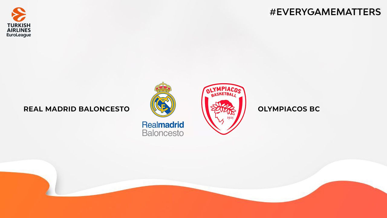 Real Madrid Baloncesto vs Olympiacos BC