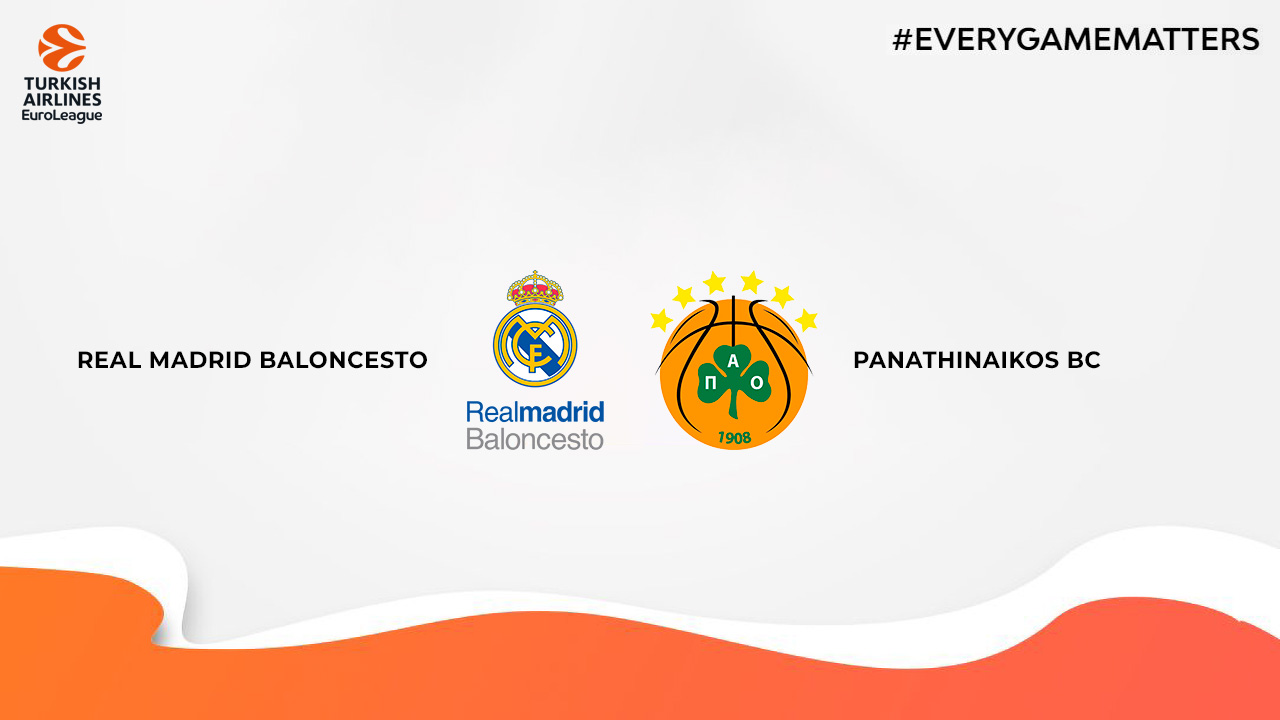 Real Madrid Baloncesto vs Panathinaikos BC poster Real Madrid Baloncesto vs Panathinaikos BC poster
