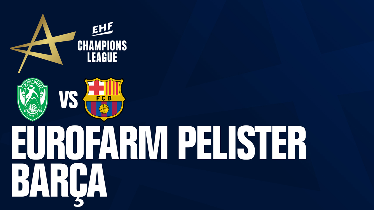 RK Eurofarm Pelister vs FC Barcelona Handbol poster RK Eurofarm Pelister vs FC Barcelona Handbol poster