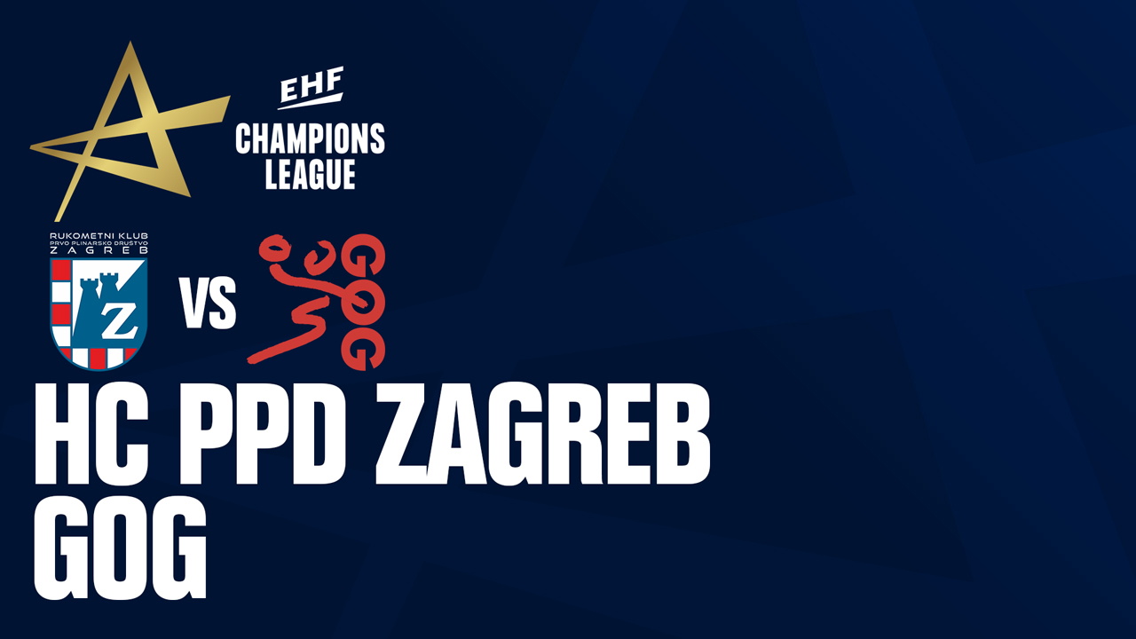 RK PPD Zagreb vs GOG Håndbold poster
