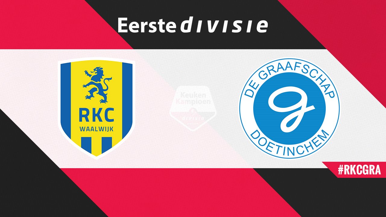RKC Waalwijk vs De Graafschap poster