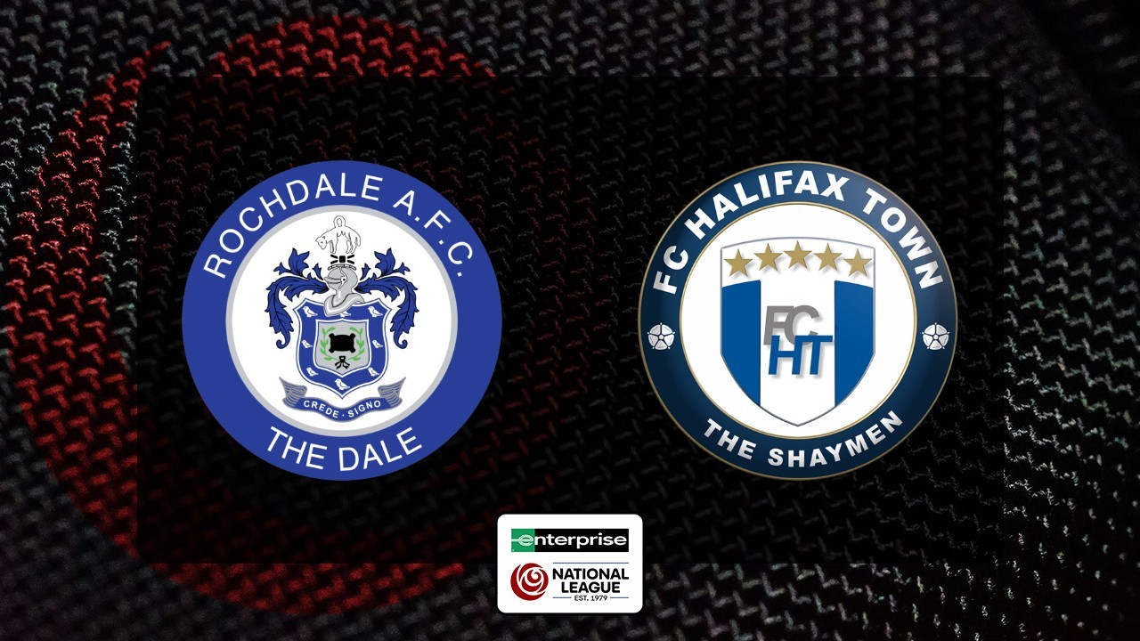 Rochdale vs Halifax Town poster