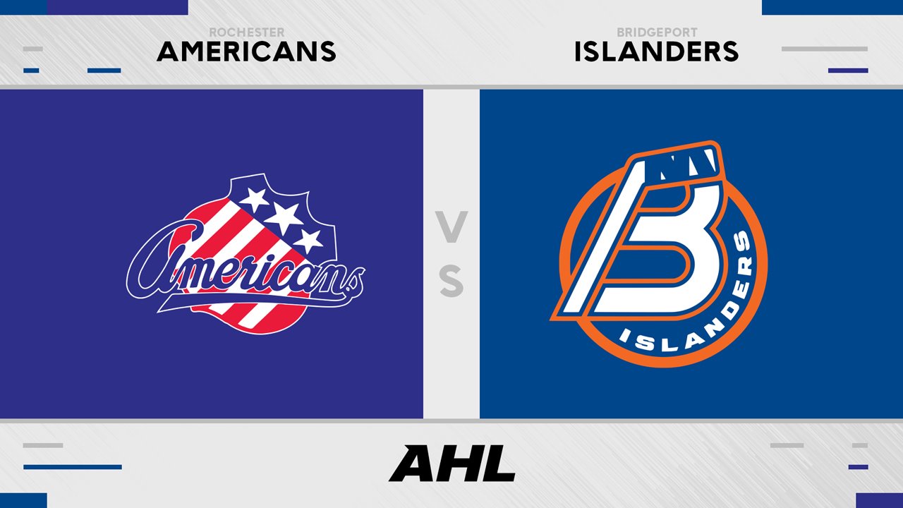 Rochester Americans vs Bridgeport Islanders poster Rochester Americans vs Bridgeport Islanders poster