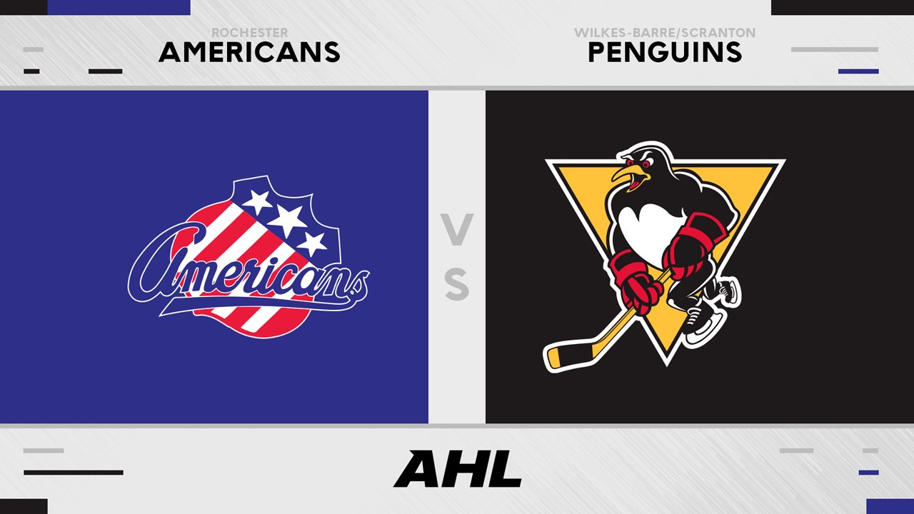 Rochester Americans vs Wilkes-Barre Scranton Penguins poster