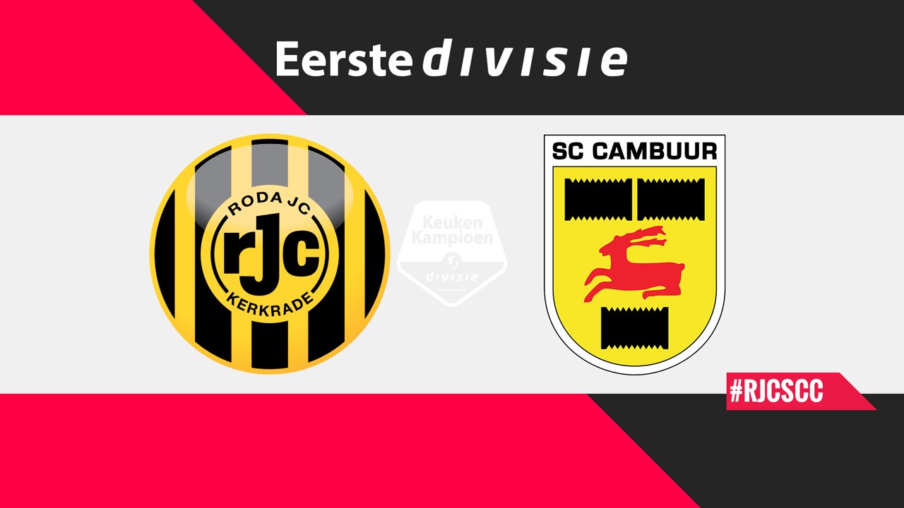Roda JC vs SC Cambuur poster