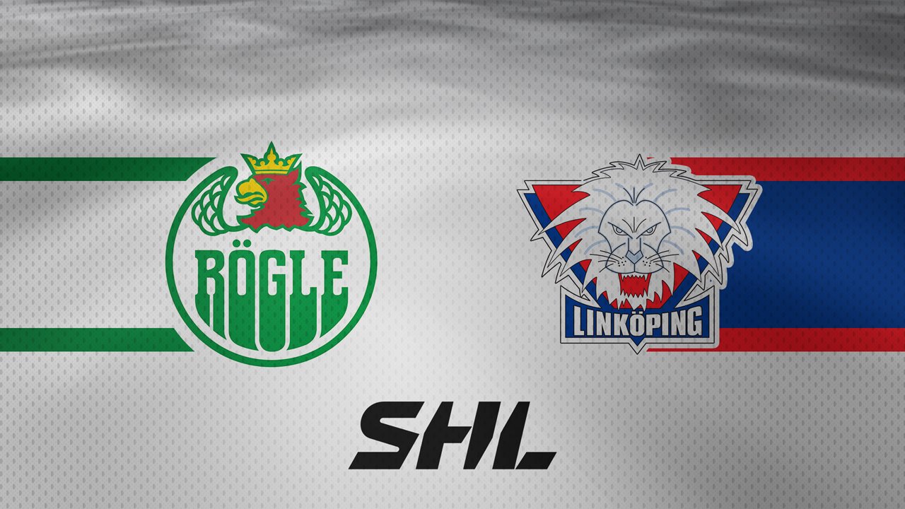 Rögle BK vs Linköpings HC poster