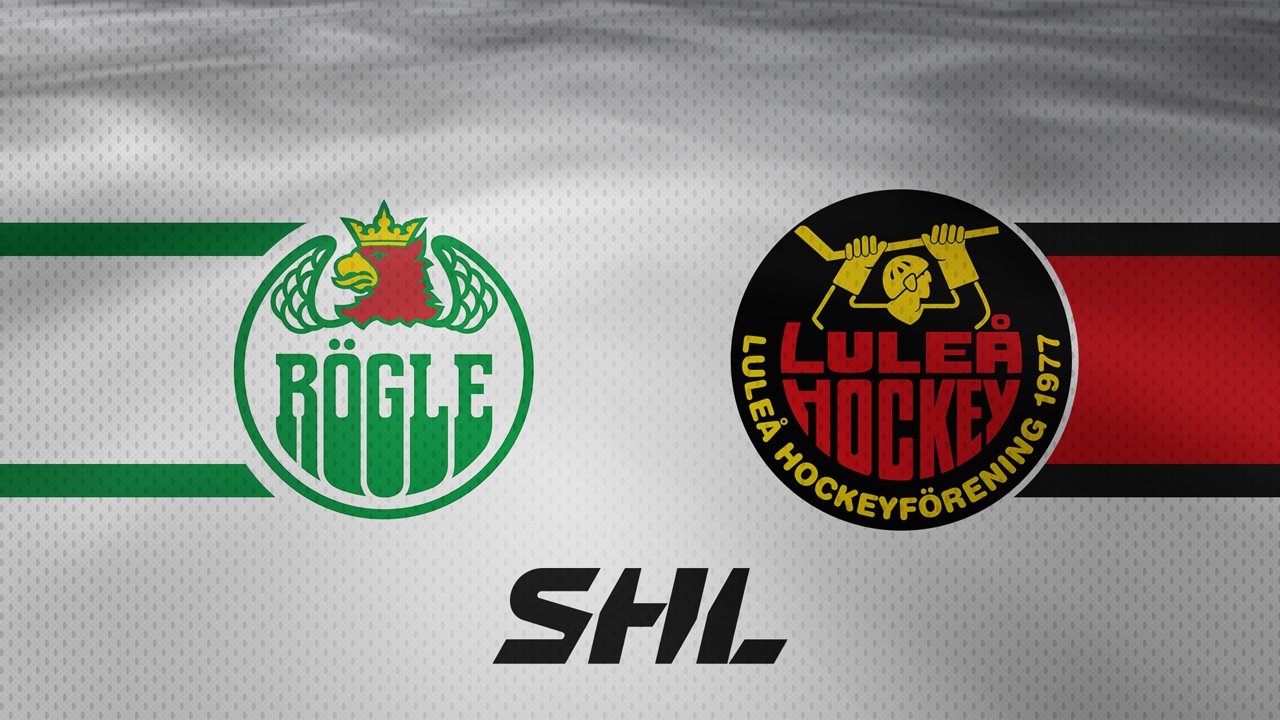 Rögle BK vs Luleå HF poster
