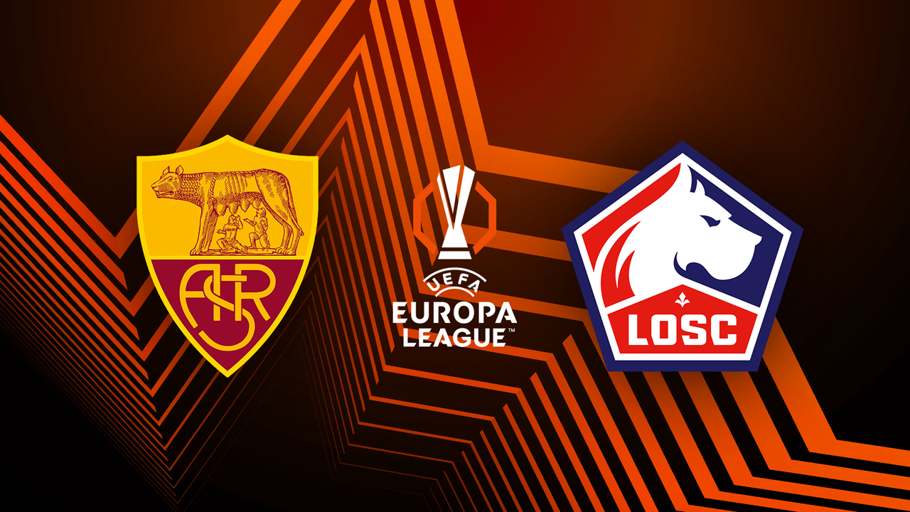 Roma vs Lille poster