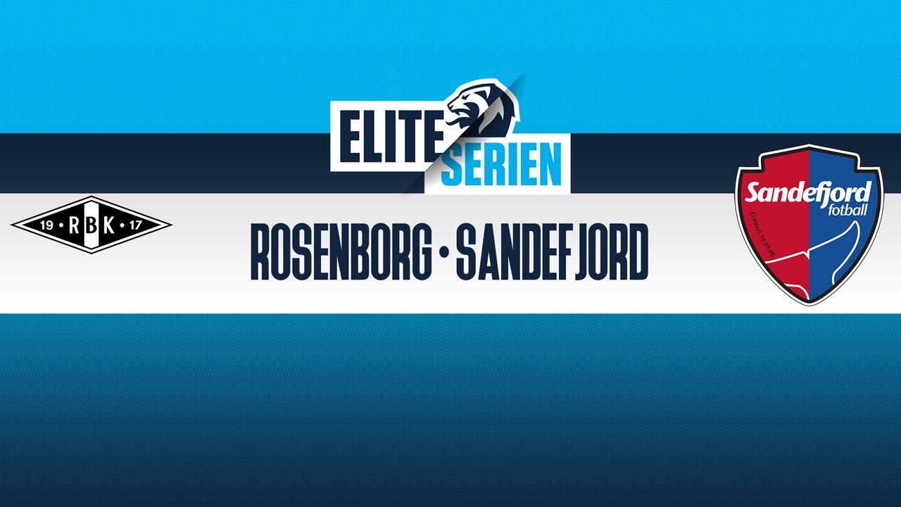Rosenborg vs Sandefjord poster