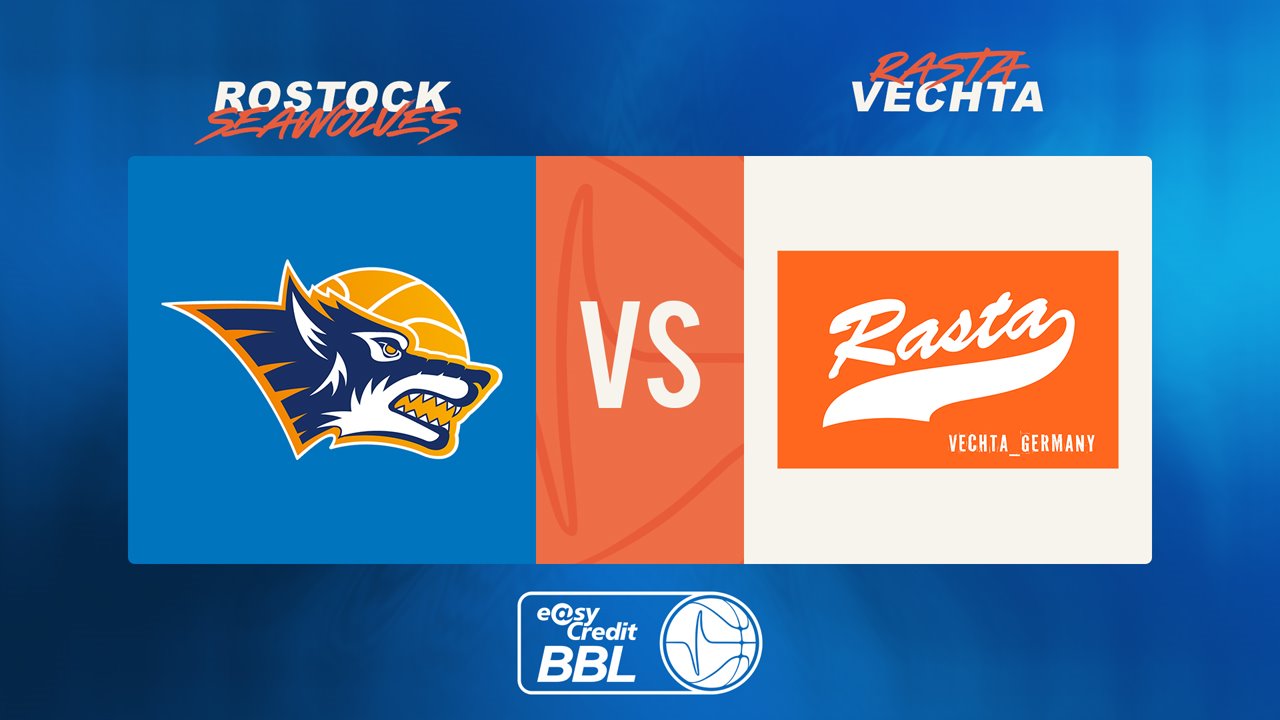 Rostock Seawolves vs Rasta Vechta poster Rostock Seawolves vs Rasta Vechta poster