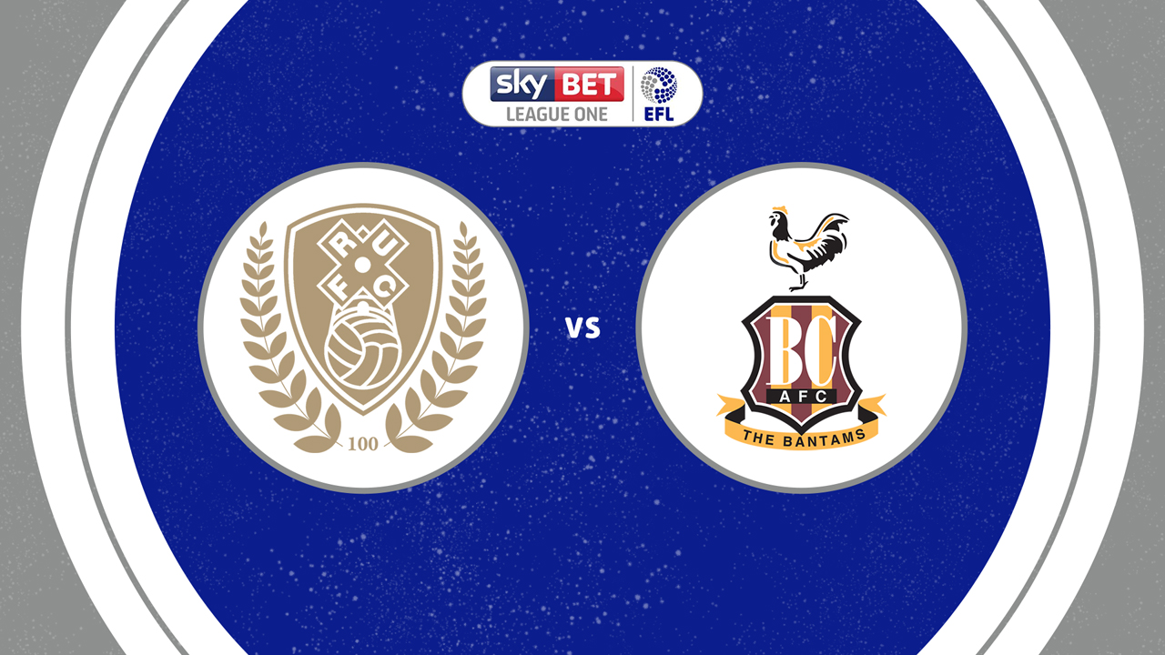 Rotherham United vs Bradford City poster