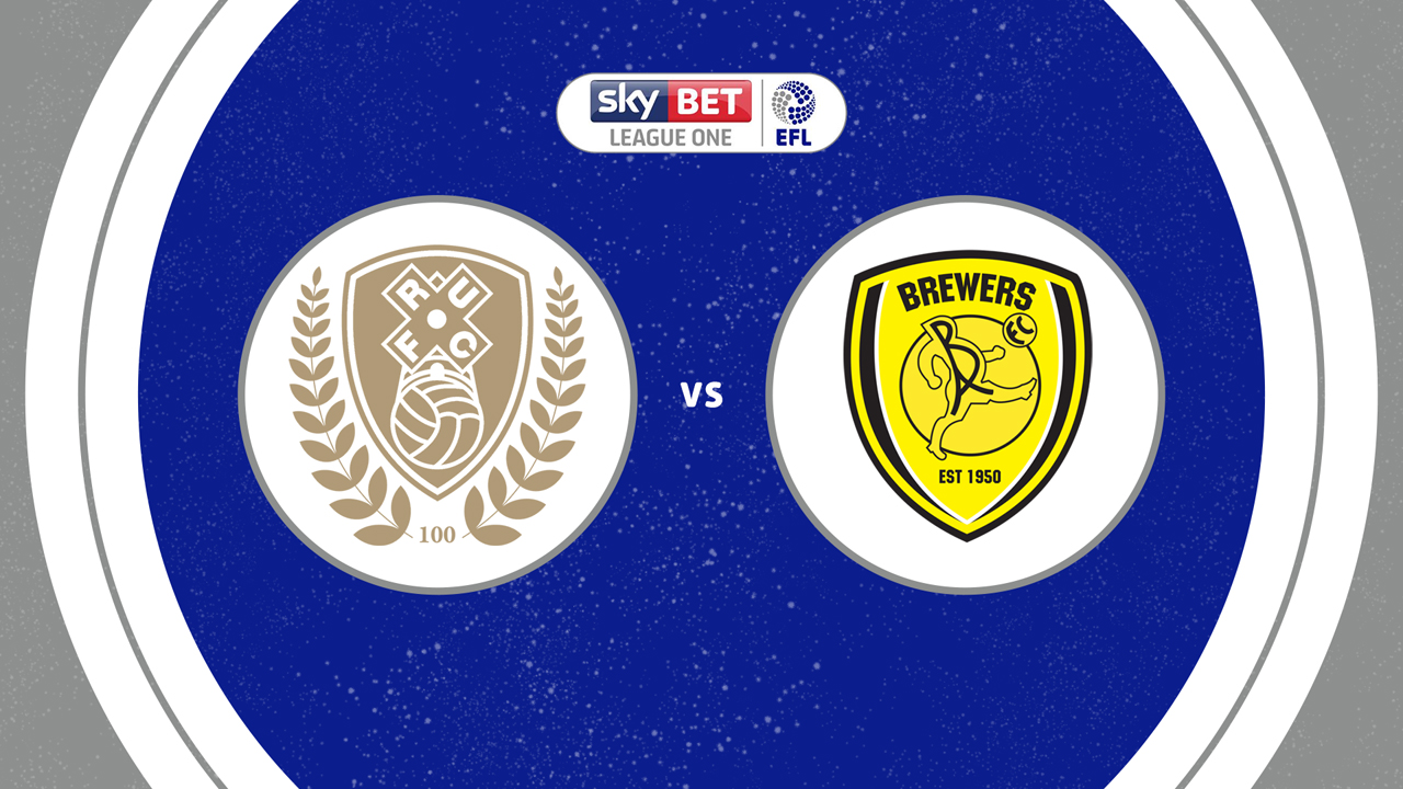 Rotherham United vs Burton Albion poster