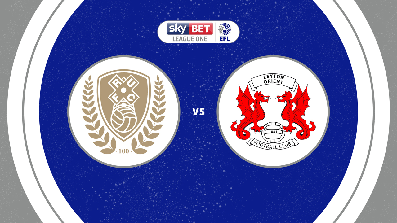Rotherham United vs Leyton Orient poster