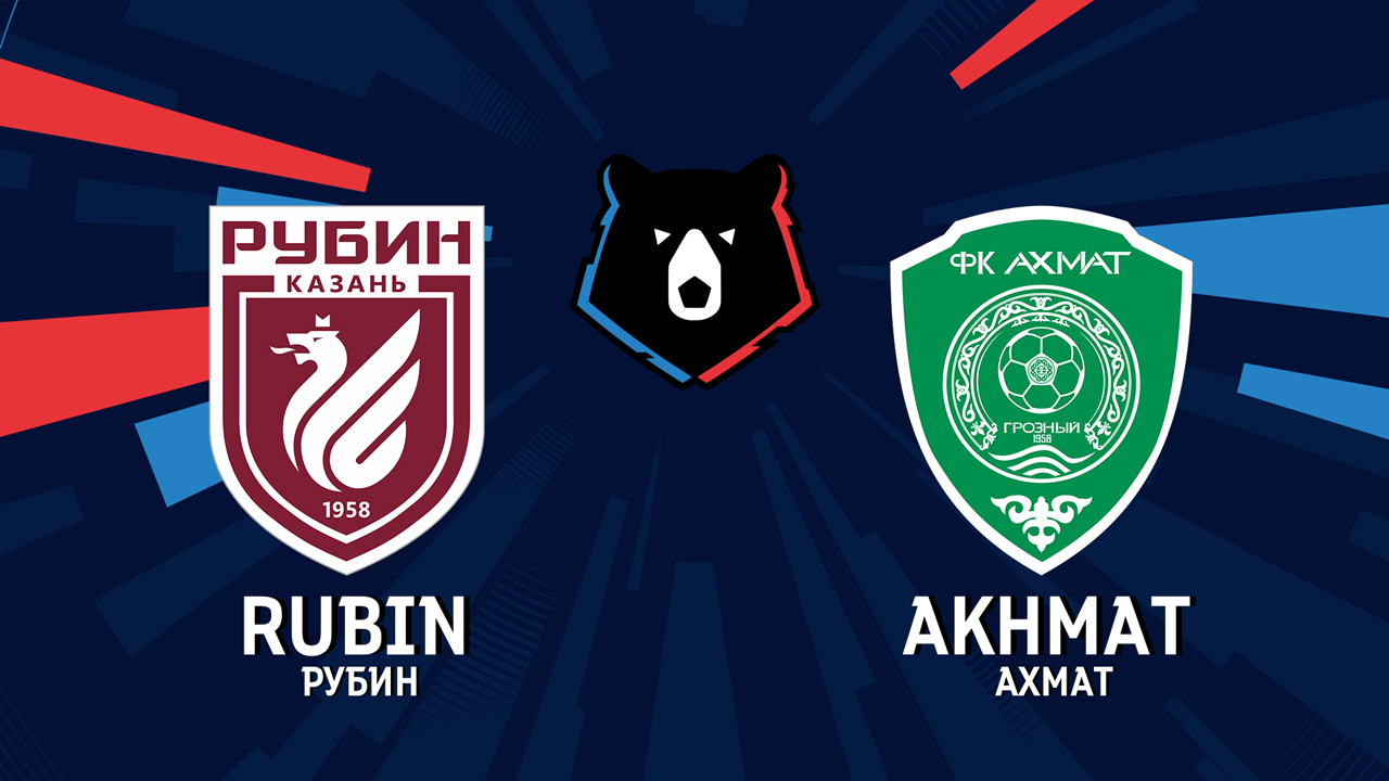 Rubin Kazan vs Akhmat Grozny poster Rubin Kazan vs Akhmat Grozny poster