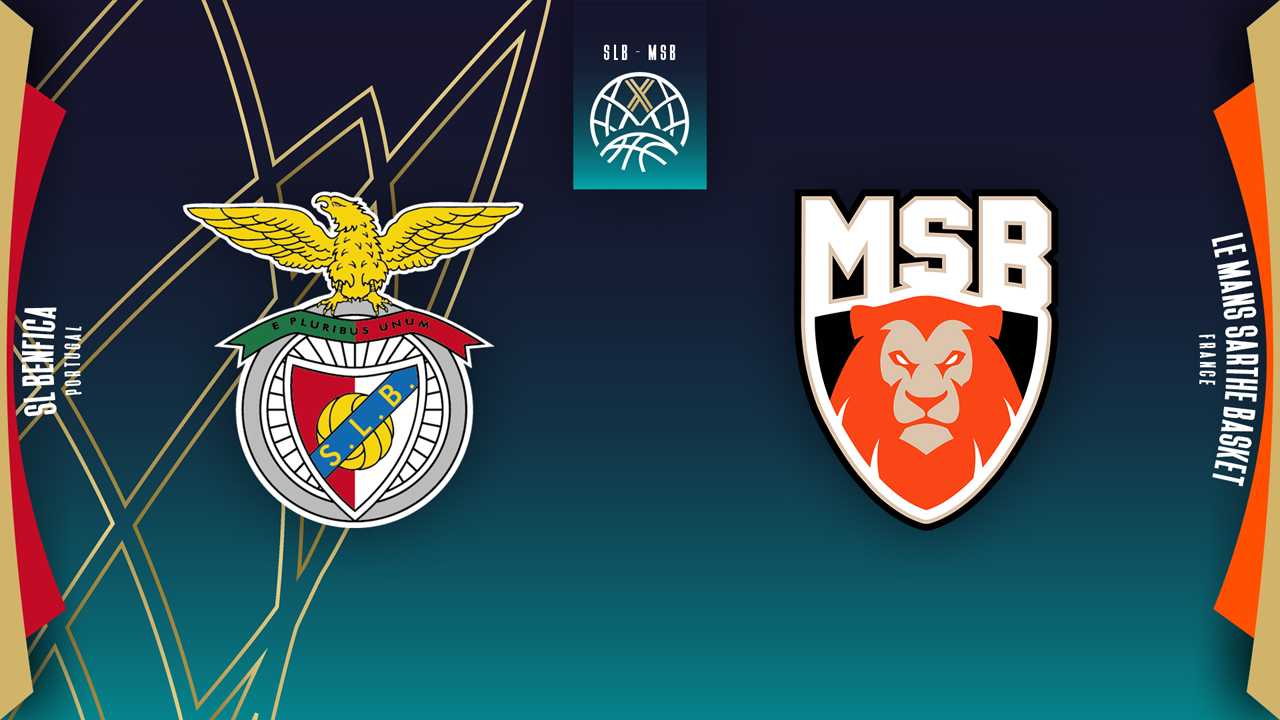 S.L. Benfica vs Le Mans Sarthe Basket poster S.L. Benfica vs Le Mans Sarthe Basket poster