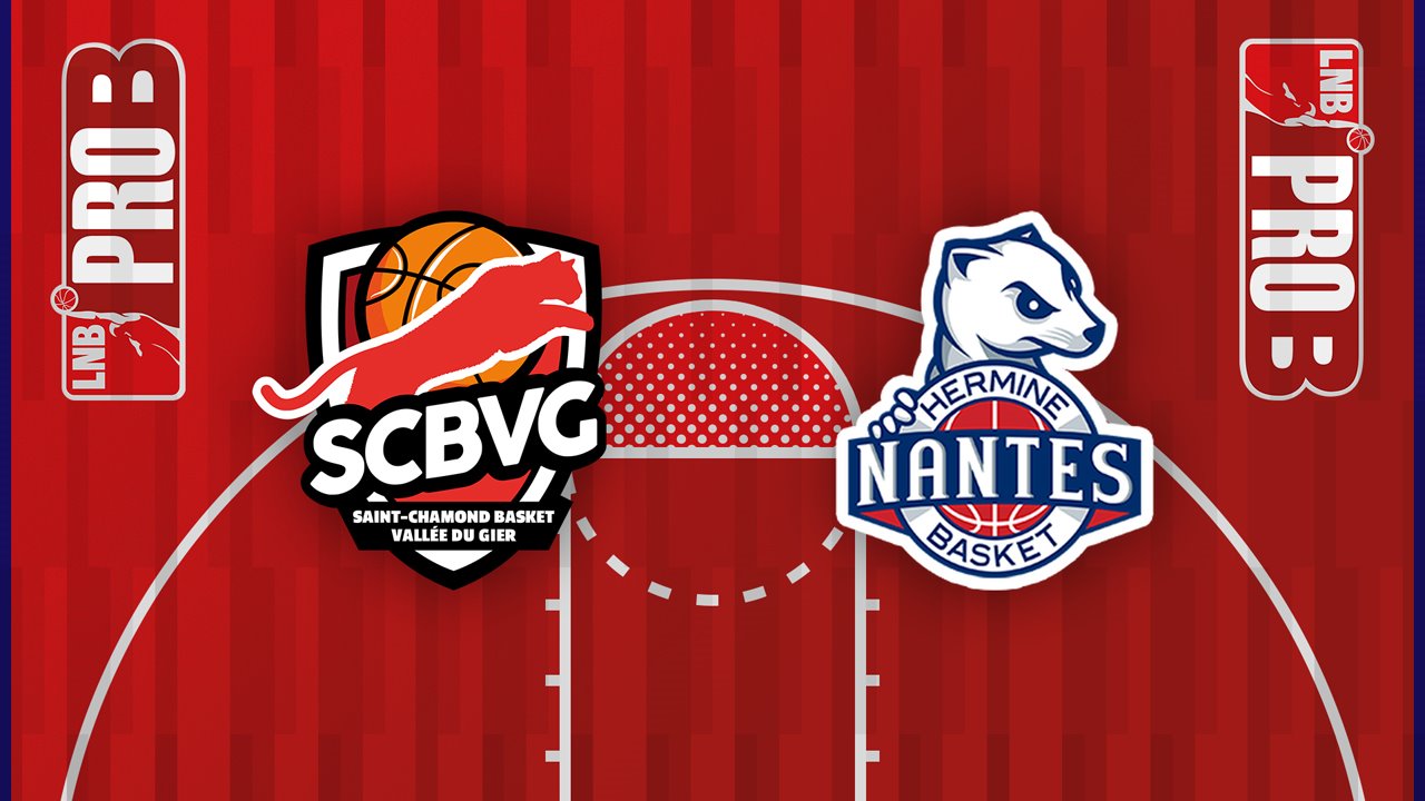 Saint-Chamond Basket vs Hermine Nantes Basket poster