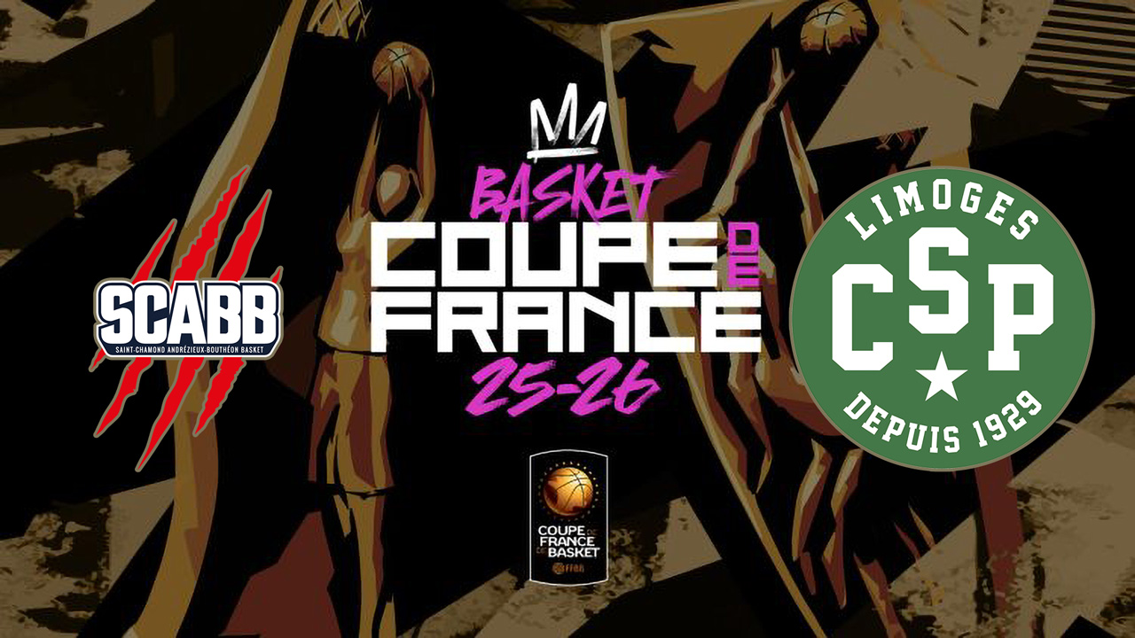 Saint-Chamond Basket vs Limoges poster