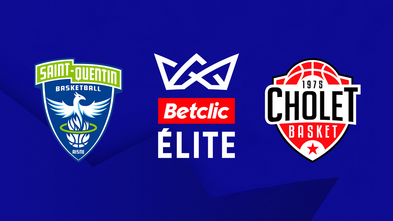 Saint-Quentin Basket-Ball vs Cholet poster Saint-Quentin Basket-Ball vs Cholet poster