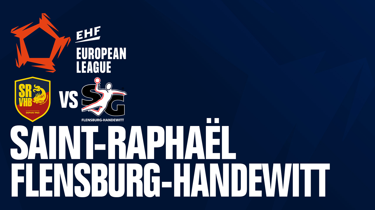 Saint-Raphaël Var Handball vs SG Flensburg-Handewitt poster Saint-Raphaël Var Handball vs SG Flensburg-Handewitt poster
