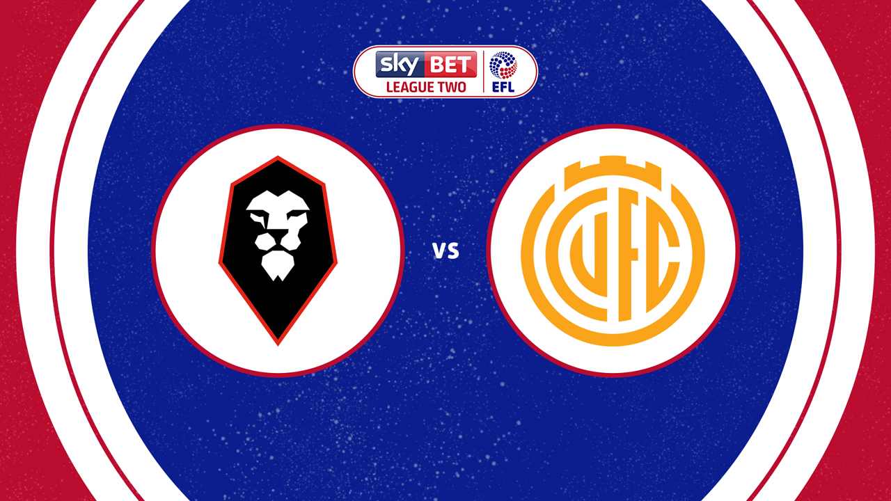 Salford City vs Cambridge United poster