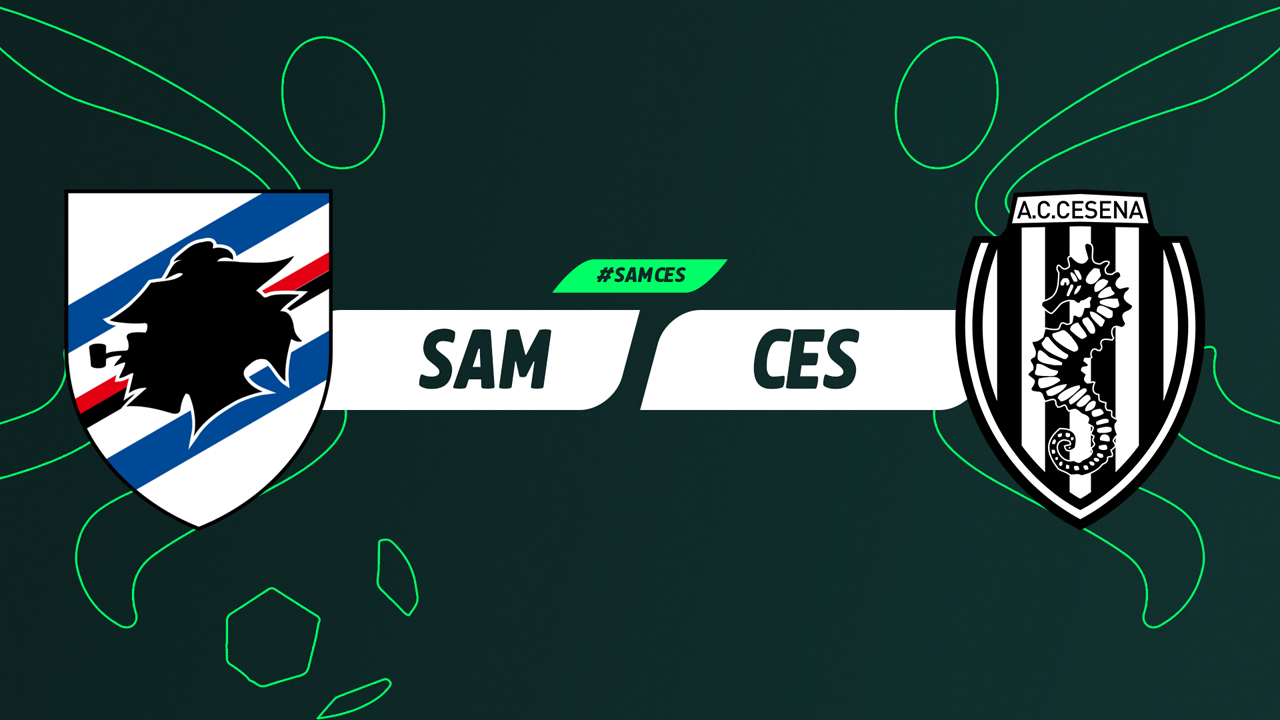 Sampdoria vs Cesena poster