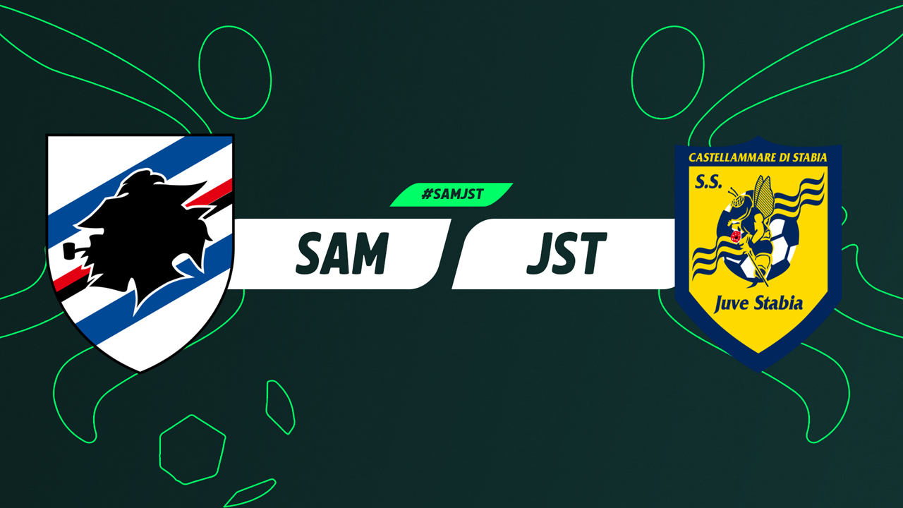 Sampdoria vs Juve Stabia poster Sampdoria vs Juve Stabia poster