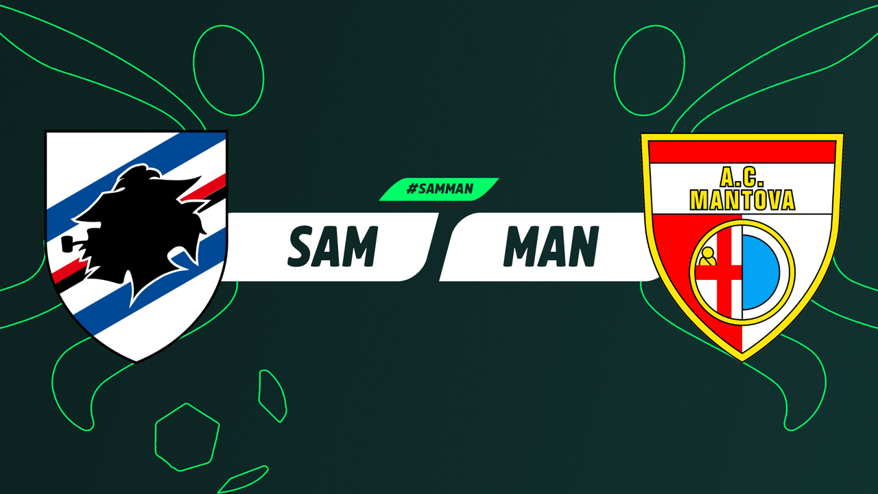Sampdoria vs Mantova poster