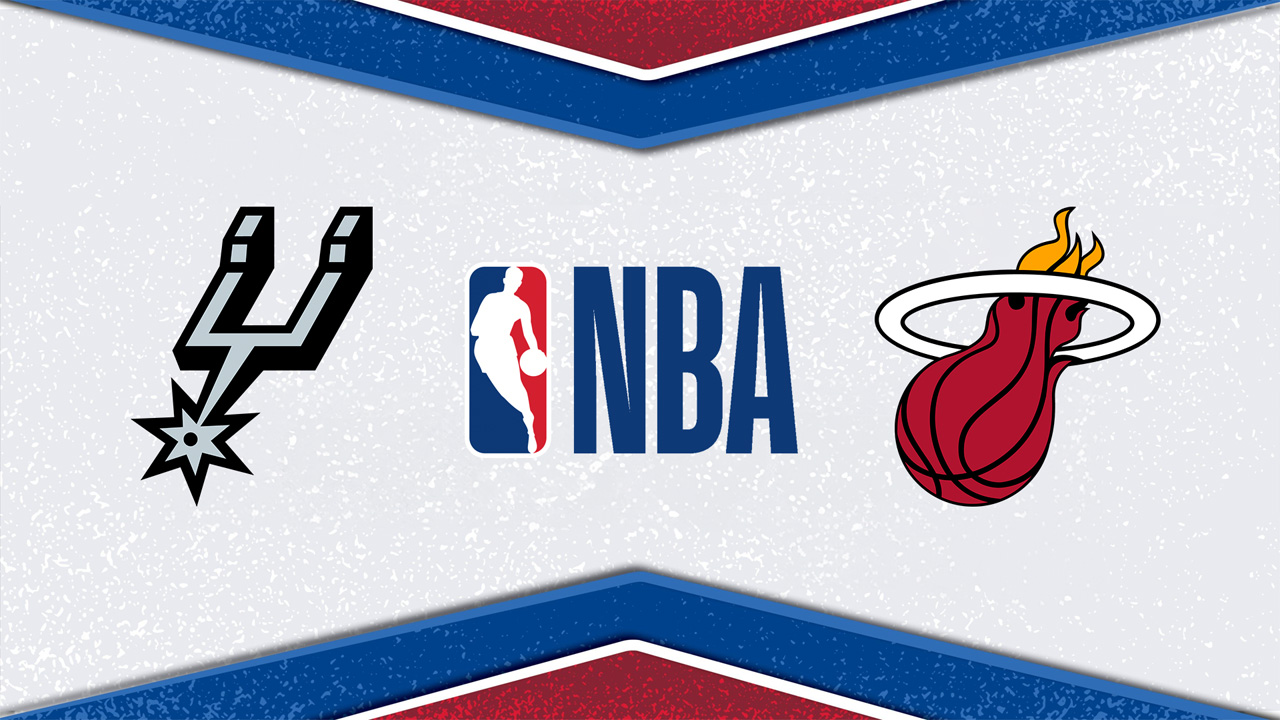 San Antonio Spurs vs Miami Heat poster