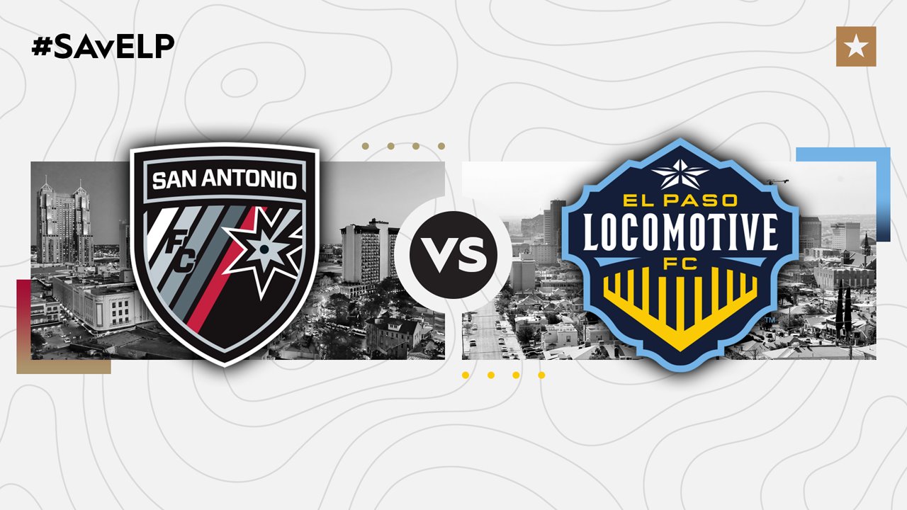 San Antonio vs El Paso Locomotive poster