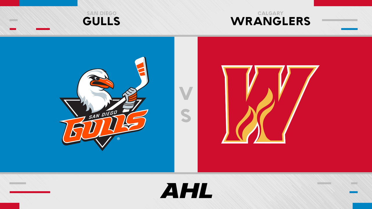 San Diego Gulls vs Calgary Wranglers poster San Diego Gulls vs Calgary Wranglers poster
