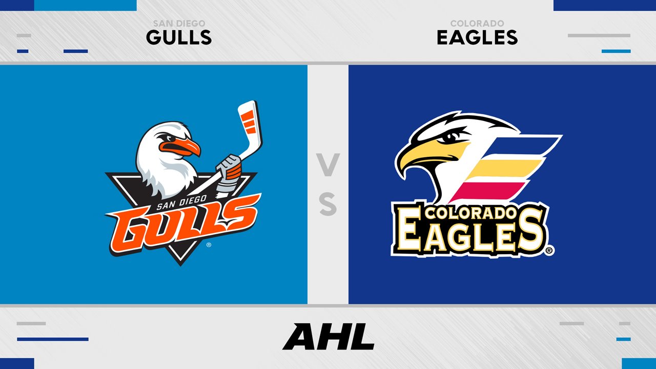San Diego Gulls vs Colorado Eagles poster